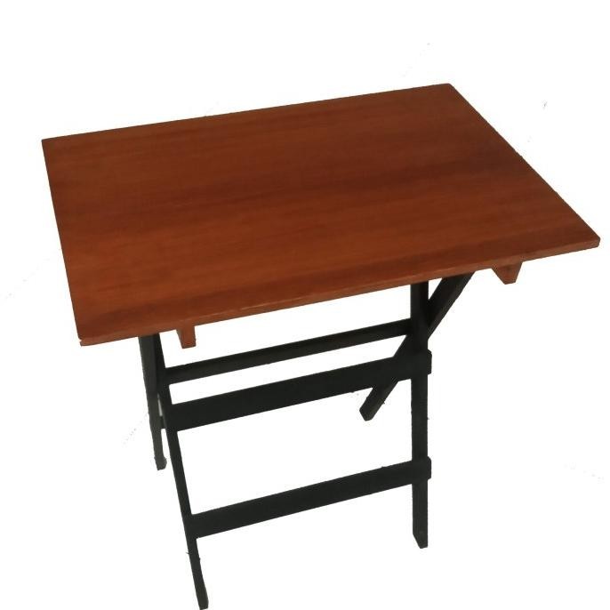 meja lipat kayu solid 40x60 tinggi 70