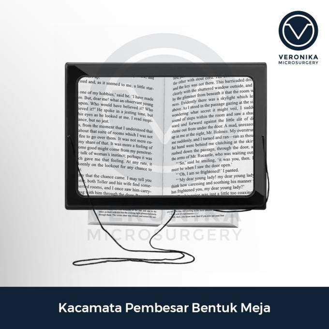 

New Kaca Pembesar Meja Low Vision Dengan Lampu Led Terbaik