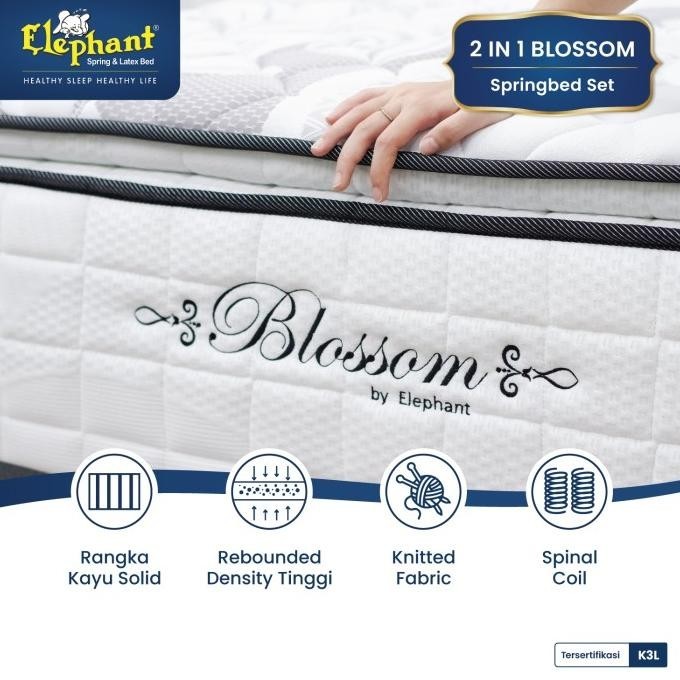 Kasur Springbed 2 In 1 Blossom Elephant