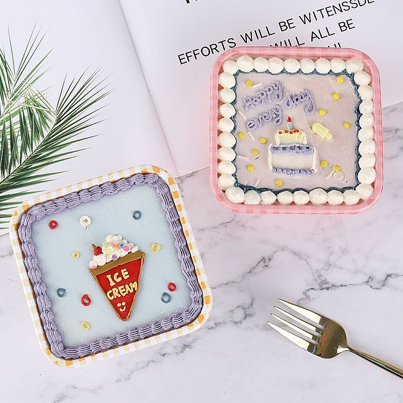 Q6K 10PCS KOREAN DRT BOX CAKE PREMIUM KOTAK TEMPAT KUE BENTO CAKE LUNCH BOX LZN