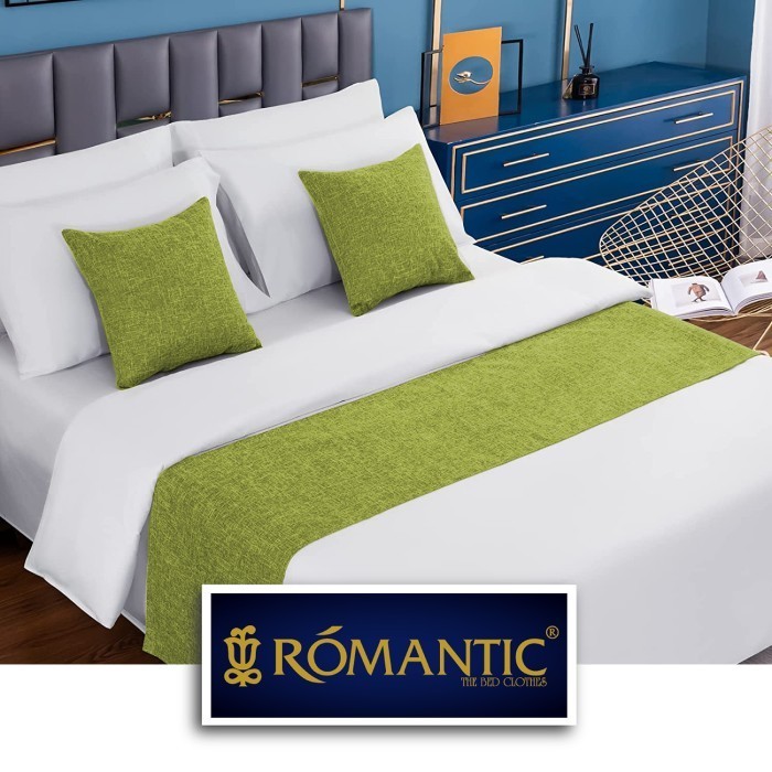Ready BedRunner/Selendang kasur Moss by ROMANTIC standard Hotel minimalis