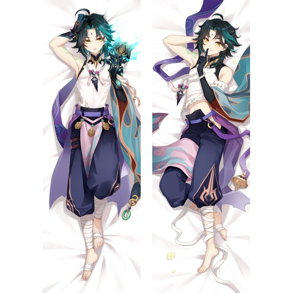 Ready Dakimakura Sarung Guling Anime Xiao Genshin Impact 2
