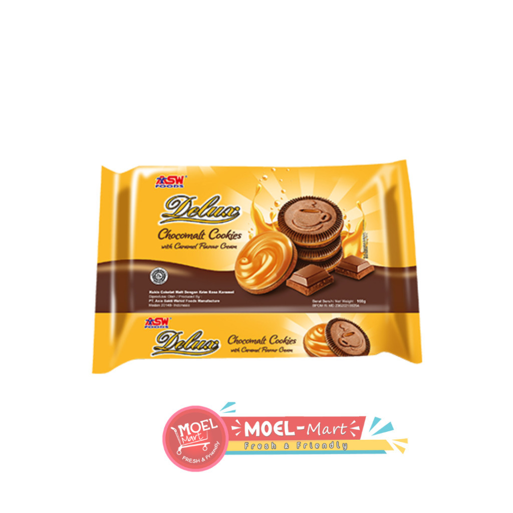 

ASW DELUX CHOCOMALT COOKIES CARAMEL 160GR