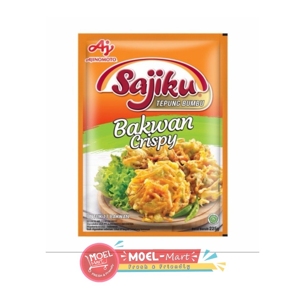 

SAJIKU Tepung Bumbu Bakwan Crispy 225gr