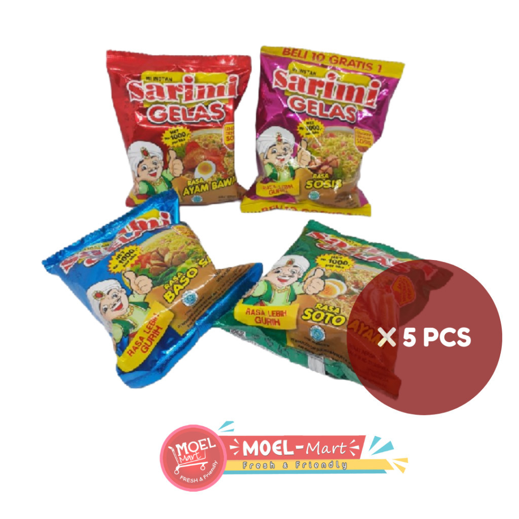 

SARIMI Gelas 5pcs x 30gr