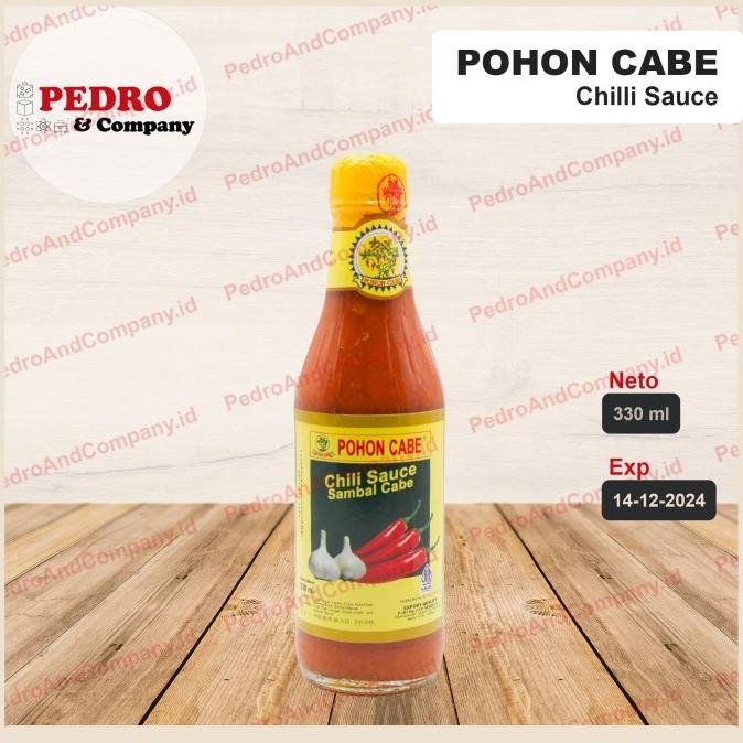 

Pohon cabe chili sauce sambal cabe 330ml - botol sedang