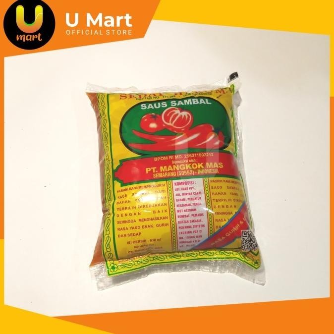 

U Mart - Saus Sambal Cap Mangkok Sedap Harum saos Refill