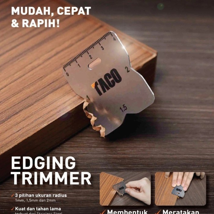 Terbatas Taco Edging Trimmer - Alat Pemotong Tepi Edging Hpl Best Quality