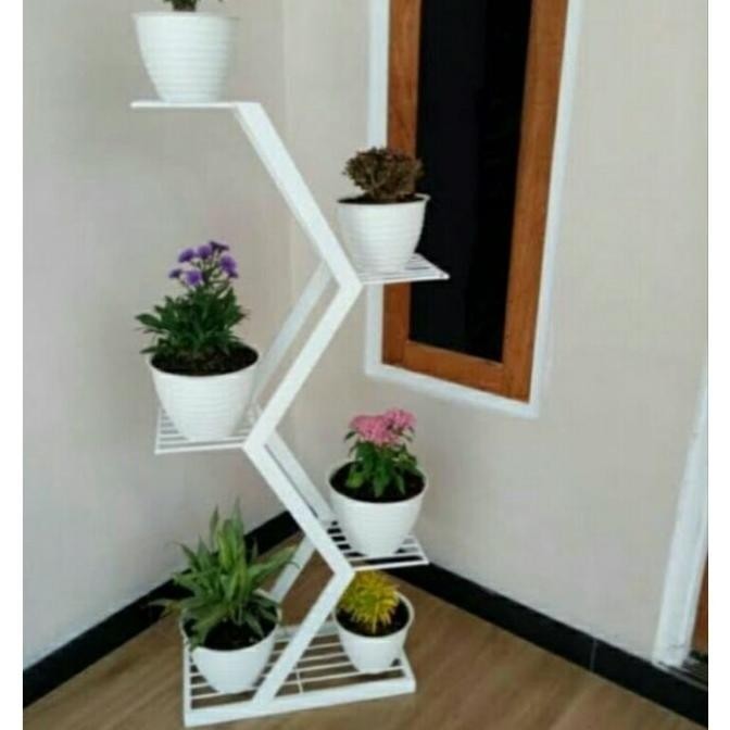 RAK BUNGA MURAH/RAK BUNGA BESI/STANDING POT BESI/TINGGI 1 METER