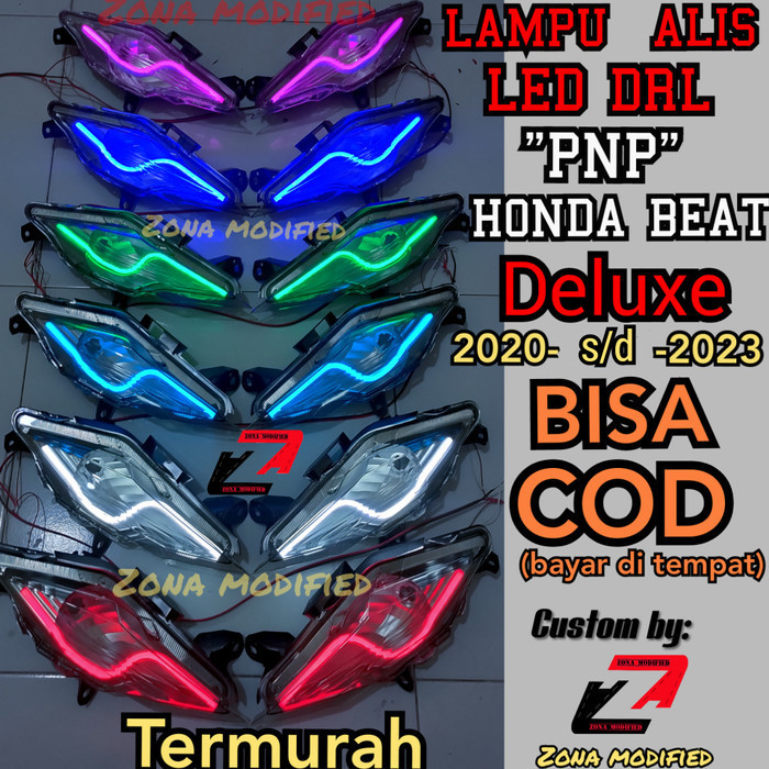 Promo Lampu Alis Honda Beat 2020 2021 2022 2023 Beat Deluxe Beat Street Murah