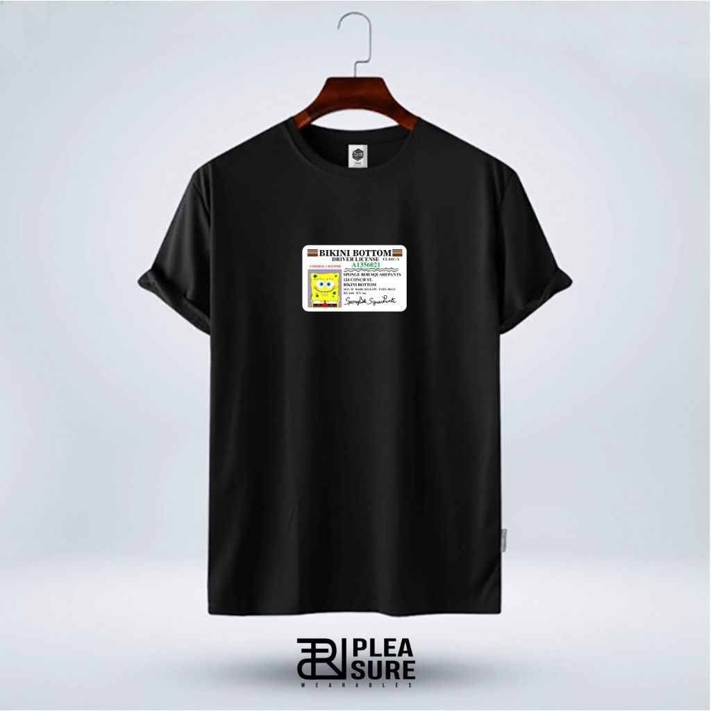 Tshirt Spongebob Driv License Pleasure World
