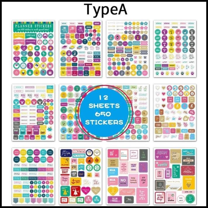 

TERMURAH STIKER PLANNER DIY SCRAPBOOK DAN STICKER DEKORASI JOURNAL PLANNER DIY !!