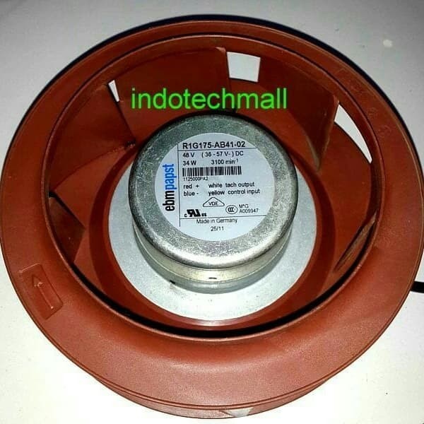 Fan blower centrifugal 175mm EBMPAPST R1G175-AB41-02 48v R1G175