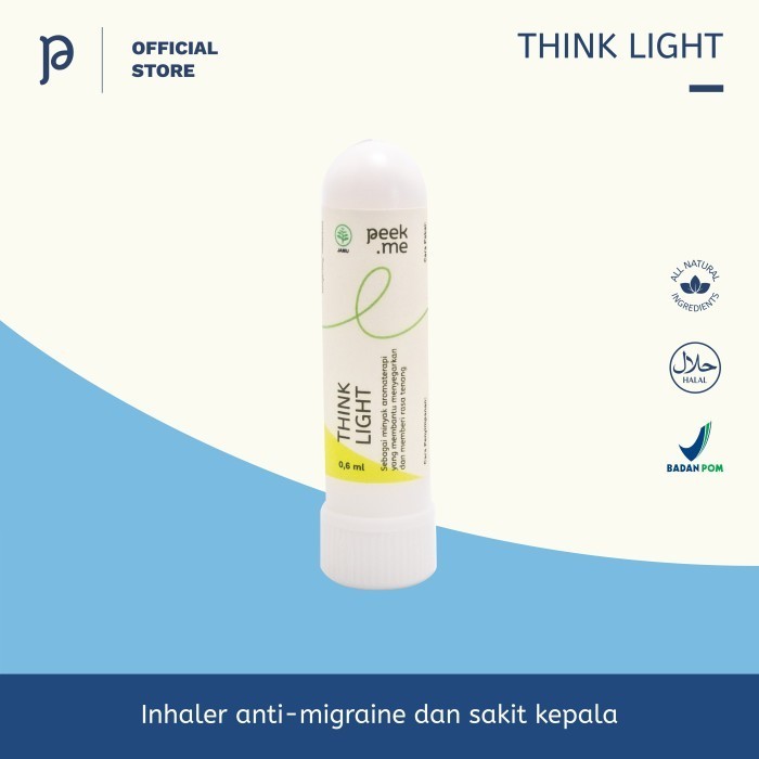 

Peek Me Think Light Obat Pusing Migraine Migren Migrain Alami