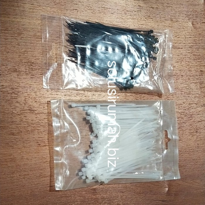 

Silahkan Order] 100pc KABEL TIES 100 100MM CABLE TIE KABEL TIE PENGIKAT DASI 100 pcs