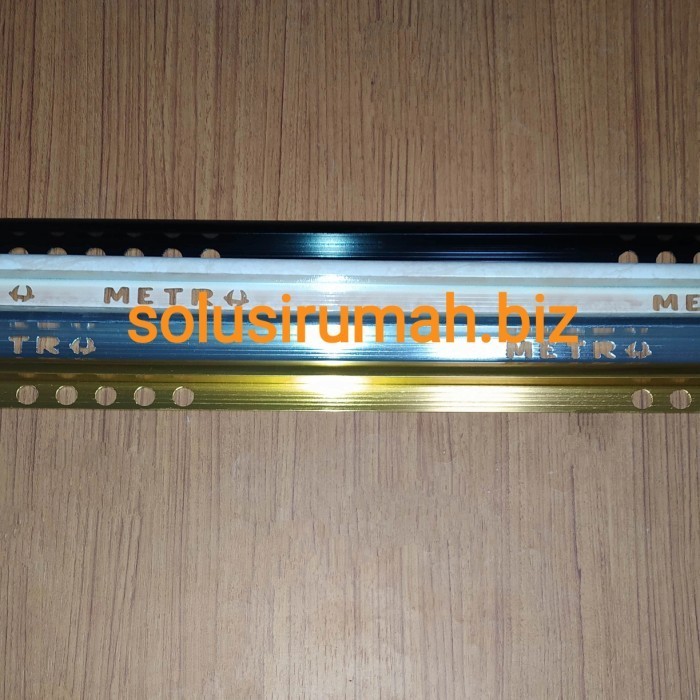 paling diminati] KUKU MACAN ALUMINIUM TEBAL 125CM GRANITE GRANIT TRIM LIS LIST BON BON