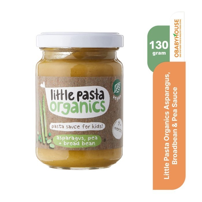 

Akko - Little Pasta Organics Asparagus, Broadbean & Pea Sauce 130 Gr