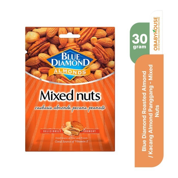 

Akko - Blue Diamond Roasted Almond / Kacang Almond Panggang 30Gr - Mixed Nuts