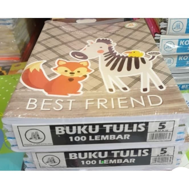 

BUKU TULIS AA 100 LEMBAR 1 PAK ISI 5 BUKU