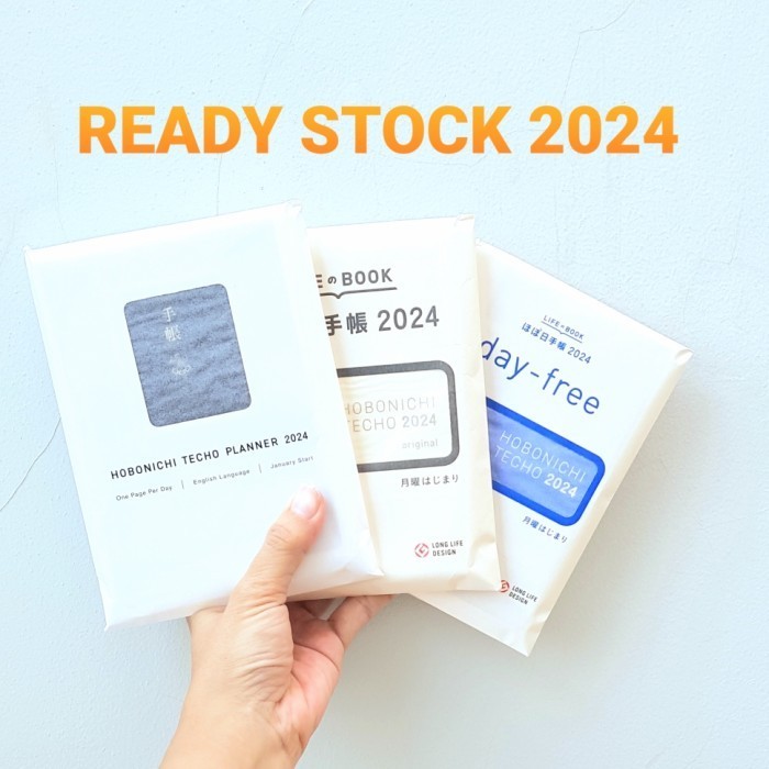 

Hobonichi 2024 Ready Stock, English, Ori, Day Free A6