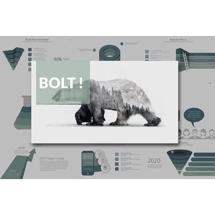 

Slide Presentasi BOLT Powerpoint Template ppt pptx