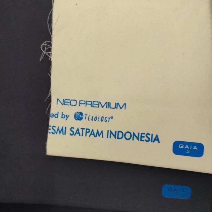 Baju Seragam Satpam - Security Crem Pdl Satu Bahan Gaia Neo Premium