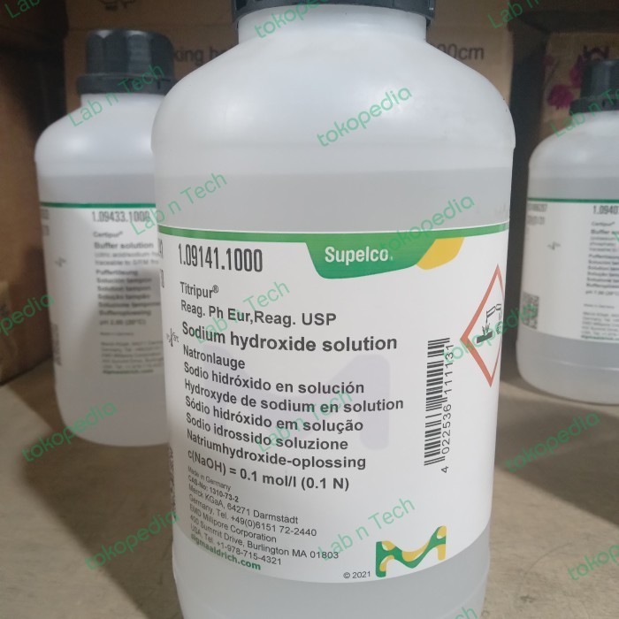 1.09141.1000 SODIUM HYDROXIDE SOLUTION 0.1 MOL/L 0.1 N 1 L MERCK