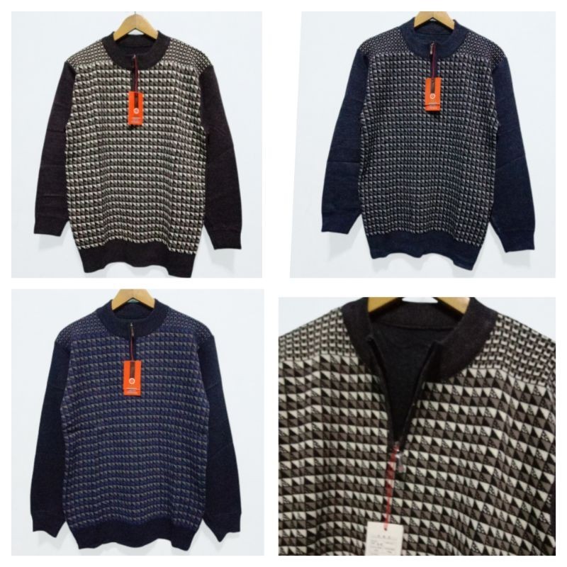 [NMDS COMPANY] PREMIUM CREWNECK Sweater Pria Bapak Import Sweater Resleting Dada