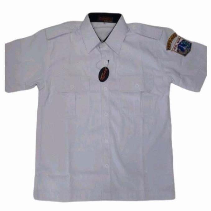 Kemeja Putih Jaya Raya/Seragam Putih Dki/Baju Pemda Putih Pns Dki