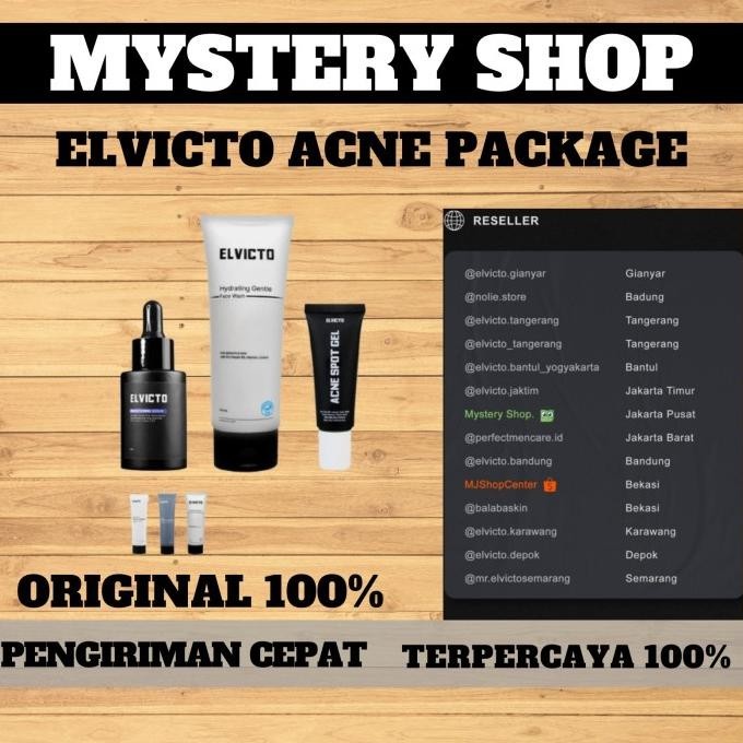 Elvicto Acne Package ( Facial Wash + Brightening Serum + Acne Spot )