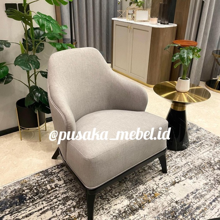 arm chair single sofa kayu, sofa single sofa santai, sofa single tv