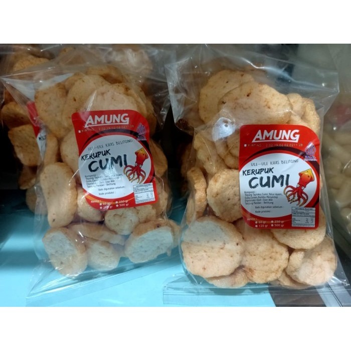 

TERBATAS kerupuk getas cumi khas belitung