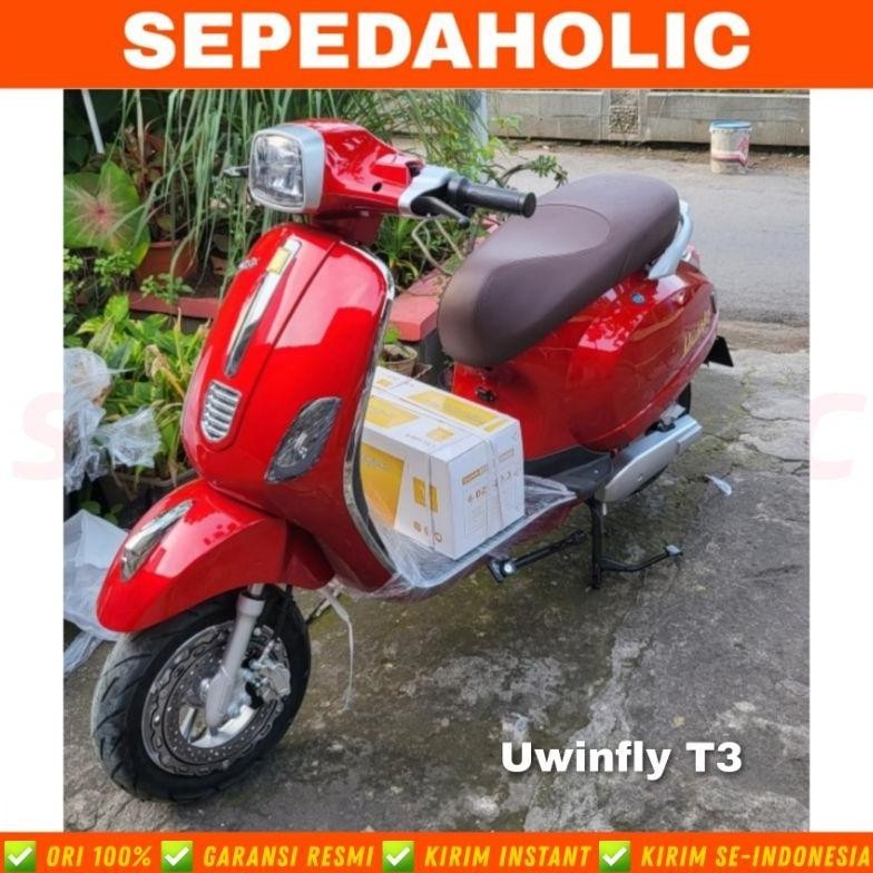 BDG Sepeda Motor Listrik UWINFLY T3 Vespa 800 Watt Electric E Bike TERLARIS