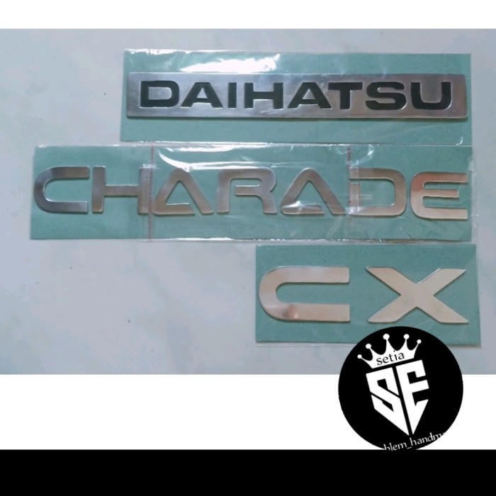 Emblem Mobil Daihatsu Charade Cx