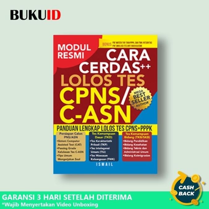 

Buku Modul Resmi Cara Cerdas++ Lolos Tes CPNS/C-ASN