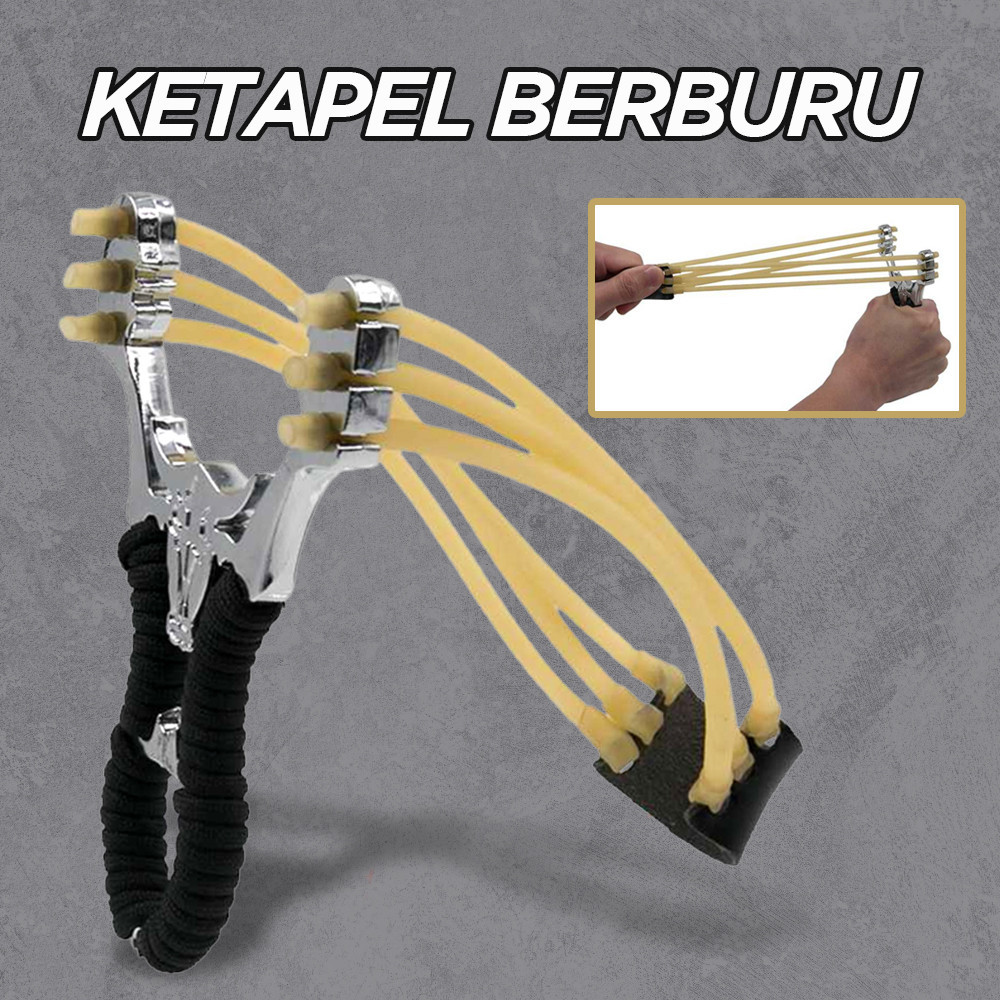 Buzper Ketapel Slingshot Berburu Powerful Outdoor YR16