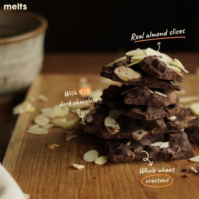 

MELTS CHUNKY BARKS 120GR - HEALTHY DARK CHOCOLATE PLANT BASED VEGAN