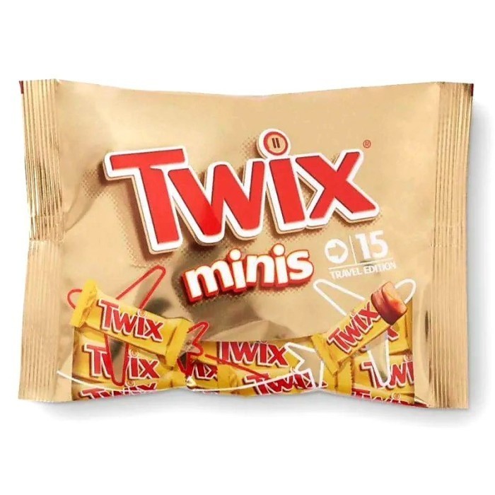 

TWIX MINIS CHOCOLATE 333 GRAM ISI 15 PCS (MADE IN GERMANY)