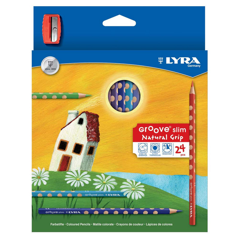 

Lyra-Groove Slim Colour Pencil 24 Colours