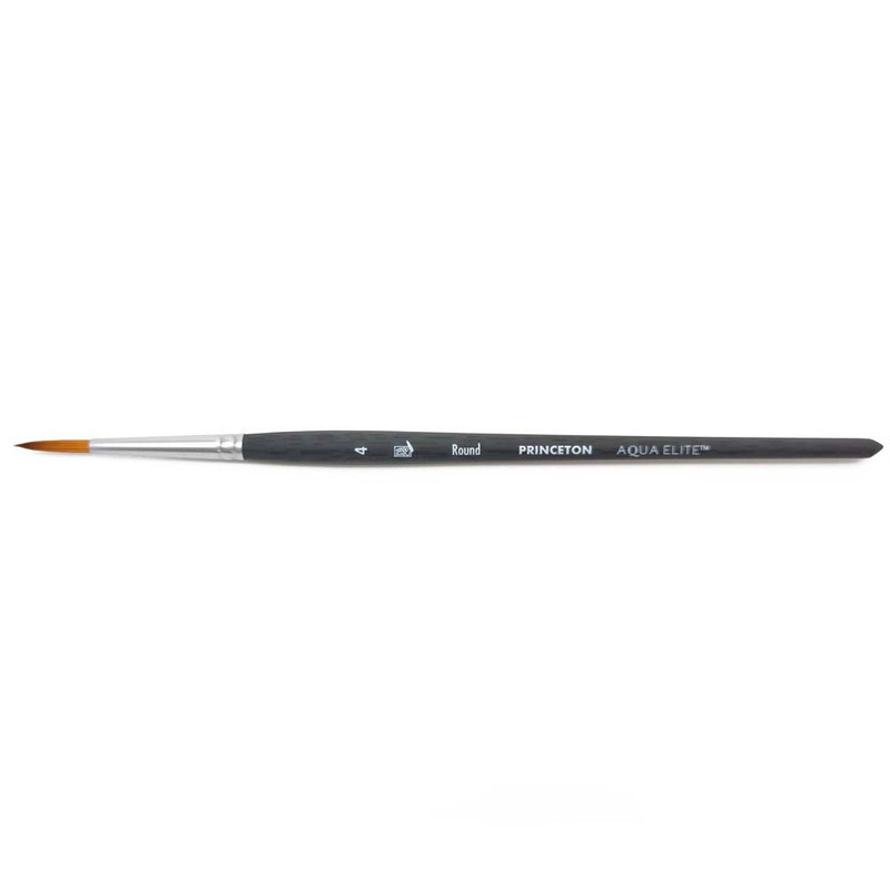 

Princeton Elite Synthetic Short Handle Round Sz 4