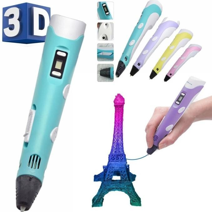 

Pena 3 Dimensi 3D Pen Generation 2 New Model Ultra Slim Stereoscopic