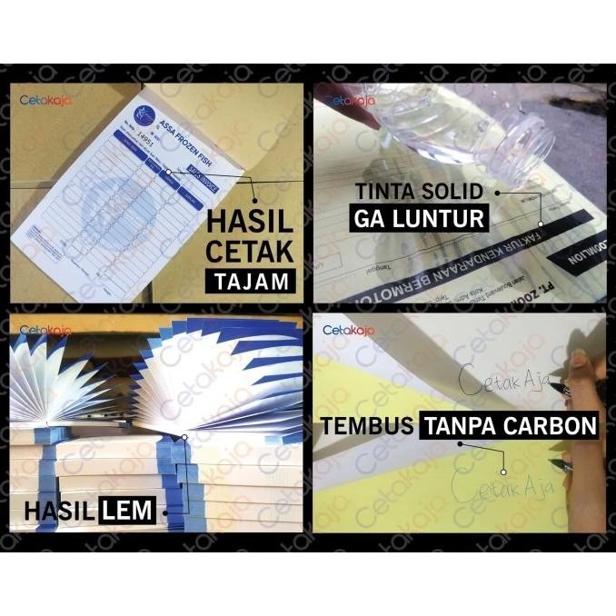 

Cetak Nota 1 Rim 2 Ply / Rangkap ( Custom Ncr Invoice Bon ) 2Ply 1Rim