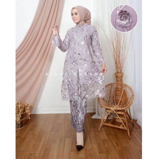 [EXCLUSIVE] MODEL TERKINI Setelan Kebaya Tunik Busui Tunik Brokat Kebaya Modern Kebaya tile Kebaya