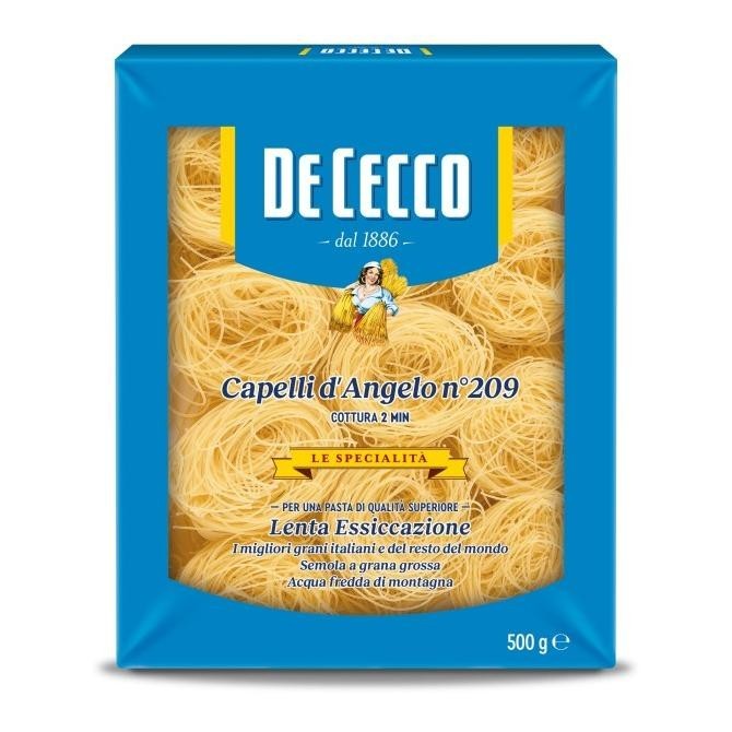 

De Cecco Capelli D'Angelo N.209 Angel Hair Pasta 500G