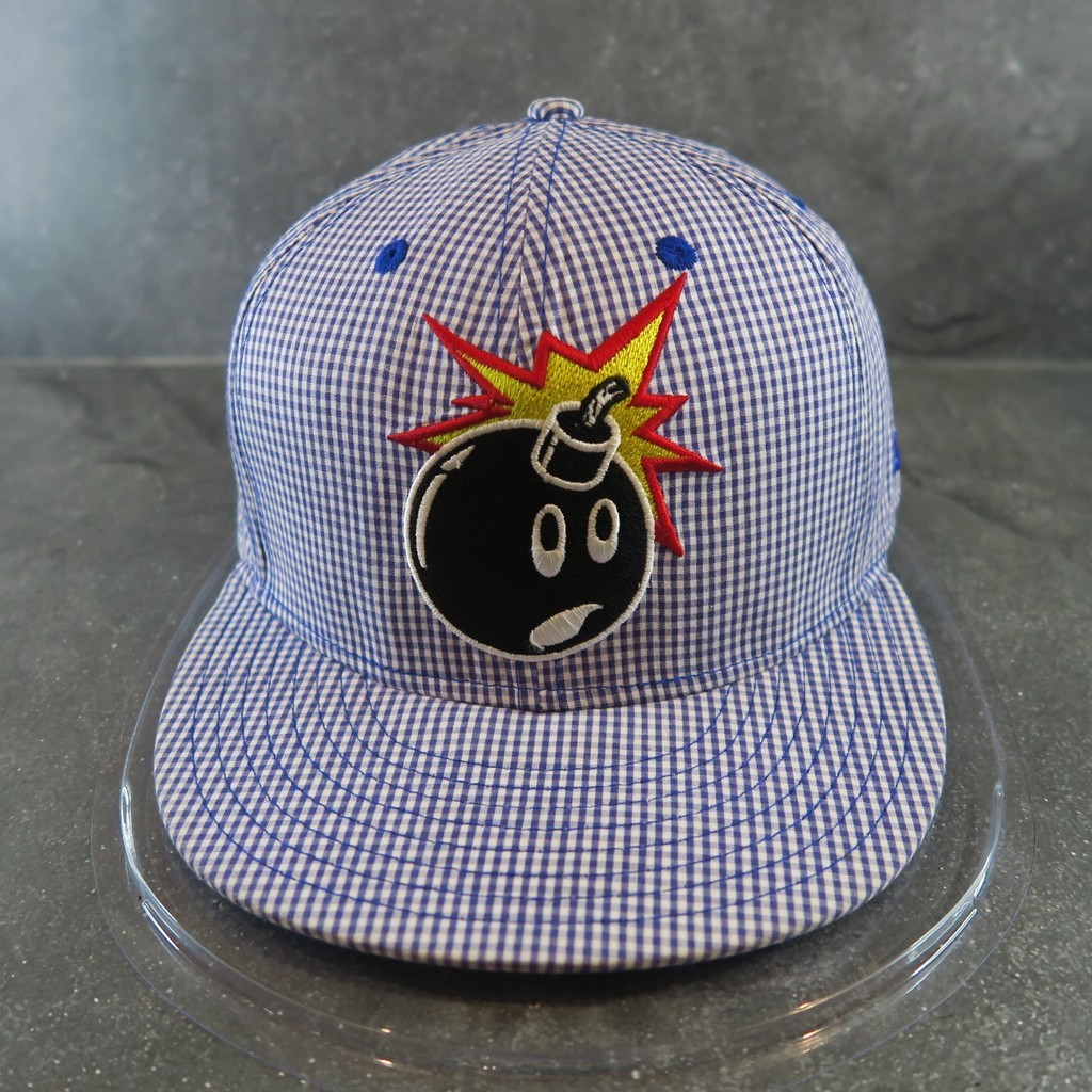 Topi New Era - Fitted Cap - 59Fifty - The Hundreds Blue Flannel