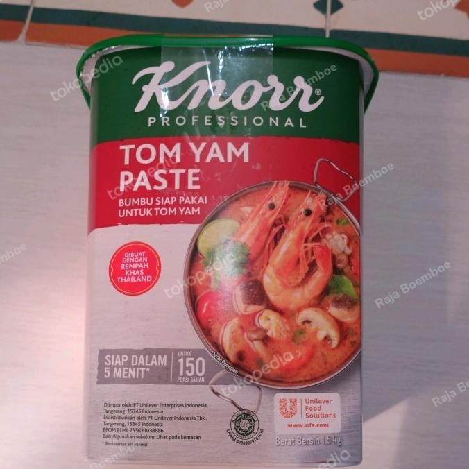 

Knorr Tom Yam Paste/Knoor Tomyam Pasta 1.5Kg