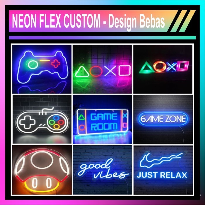 Neon Flex Led Sign Acrylic Custom - Gaming Room - Room Decor