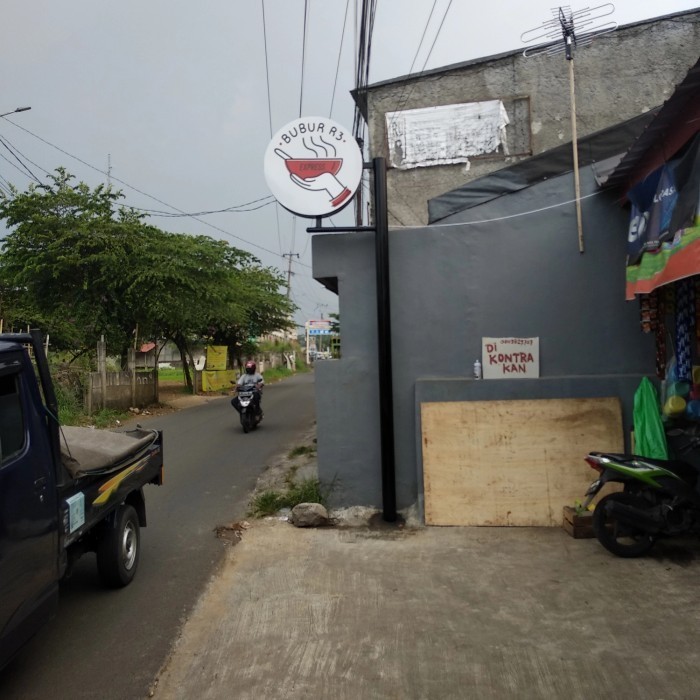 Neon Box Bulat 100Cm 2Sisi