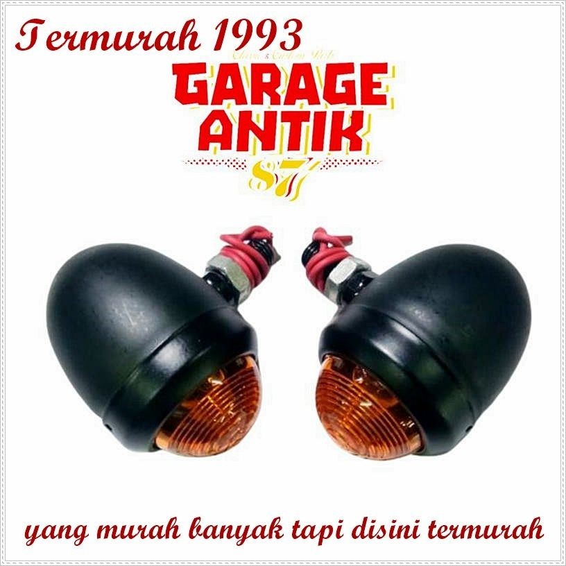 Sen Sein Bulat Model Acipi Besar Hitam Motor Universal Sparepart Motor Jadul