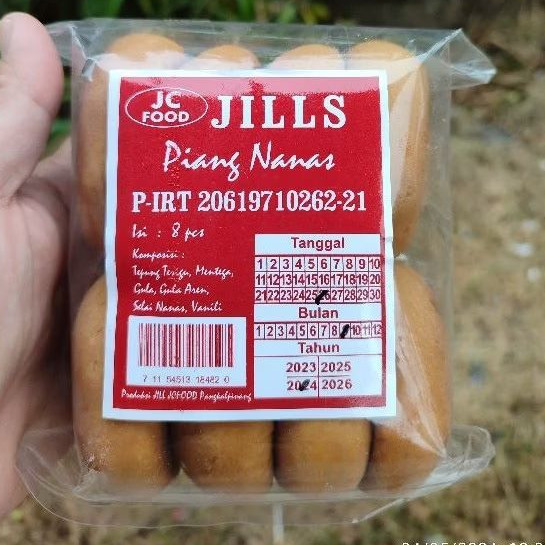 

Kue Piang Nanas JILL (Bonglipiang) khas Bangka snack bangka cemilan bangka kue bangka oleh oleh jojo